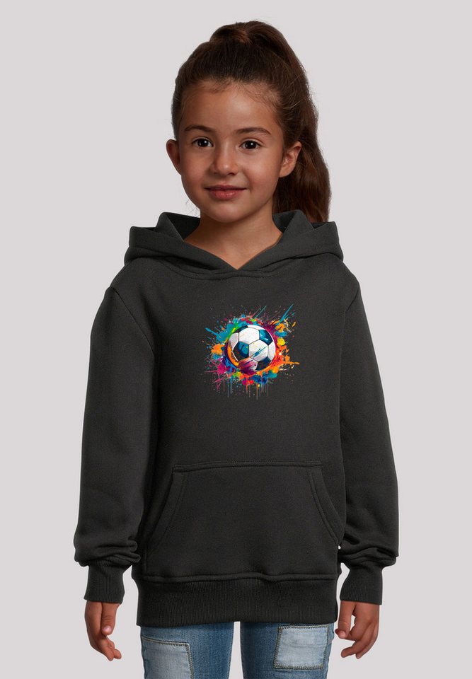 F4NT4STIC Kapuzenpullover Bunte Fußball Grafik Premium Qualität F4NT4STIC Kapuzenpullover Bunte Fußball Grafik Premium Qualität von F4NT4STIC