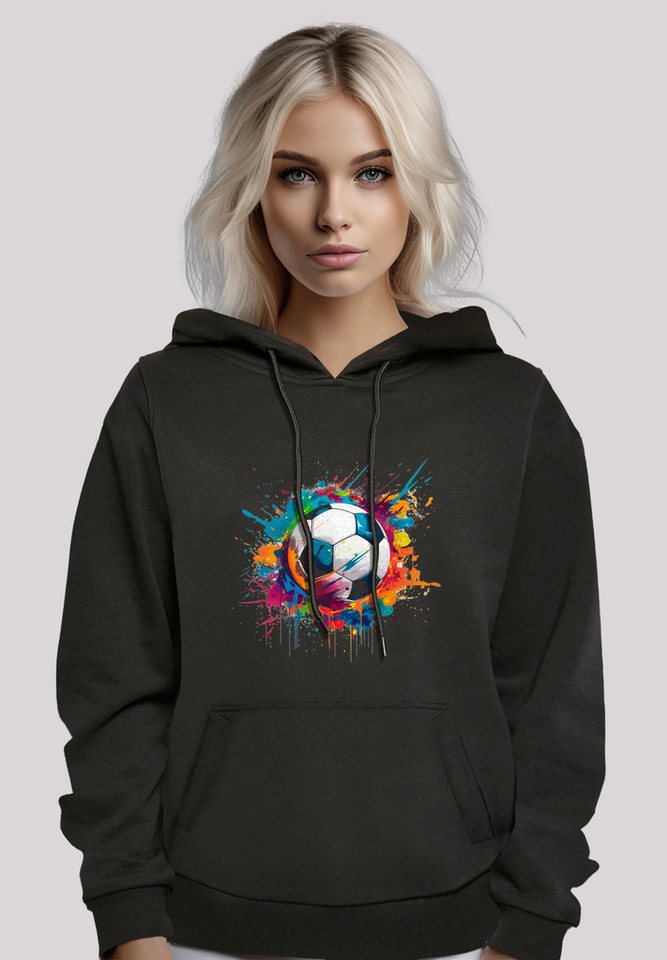 F4NT4STIC Kapuzenpullover Bunte Fußball Grafik Premium Qualität F4NT4STIC Kapuzenpullover Bunte Fußball Grafik Premium Qualität von F4NT4STIC