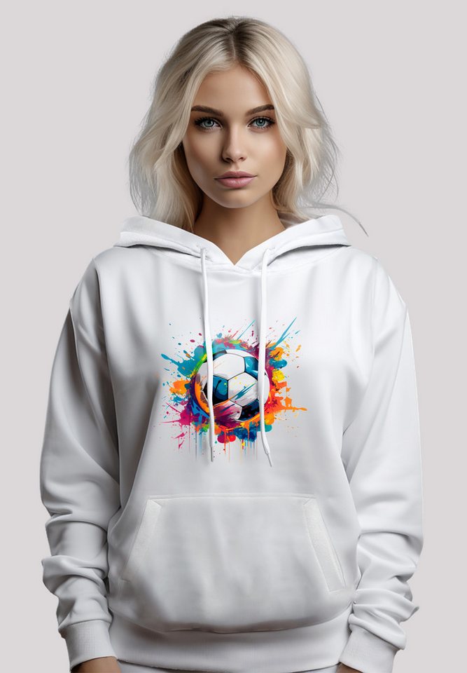 F4NT4STIC Kapuzenpullover Bunte Fußball Grafik Premium Qualität F4NT4STIC Kapuzenpullover Bunte Fußball Grafik Premium Qualität von F4NT4STIC