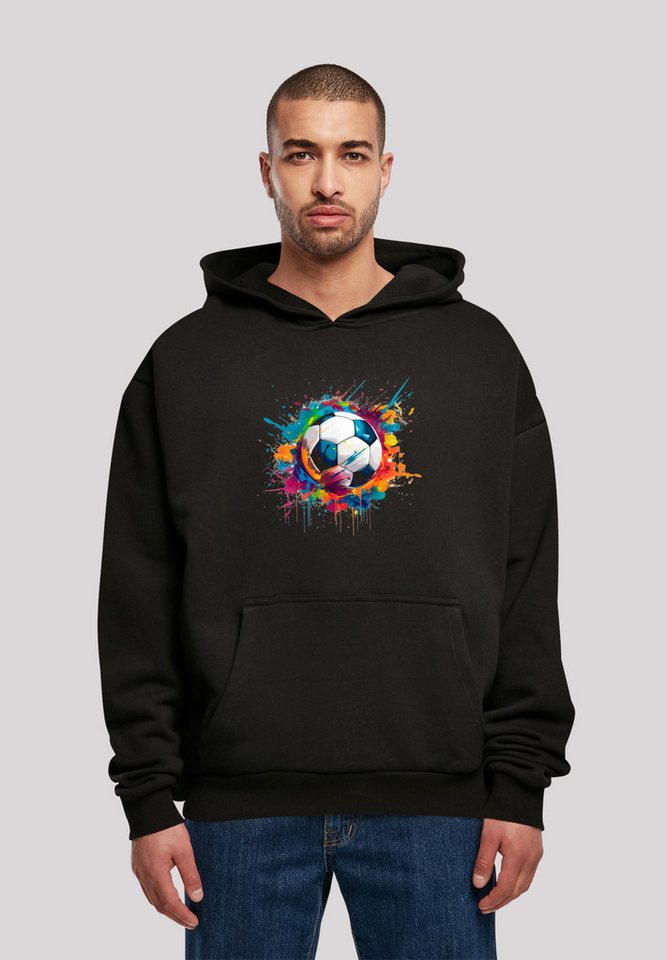 F4NT4STIC Kapuzenpullover Bunte Fußball Grafik Premium Qualität F4NT4STIC Kapuzenpullover Bunte Fußball Grafik Premium Qualität von F4NT4STIC