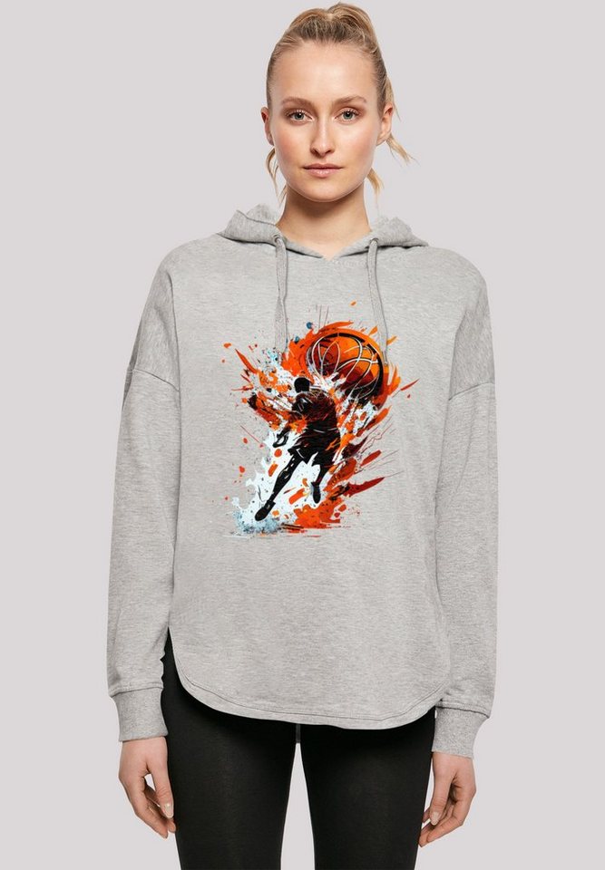 F4NT4STIC Kapuzenpullover Basketball Splash Sport Oversize Hoodie Print F4NT4STIC Kapuzenpullover Basketball Splash Sport Oversize Hoodie Print von F4NT4STIC