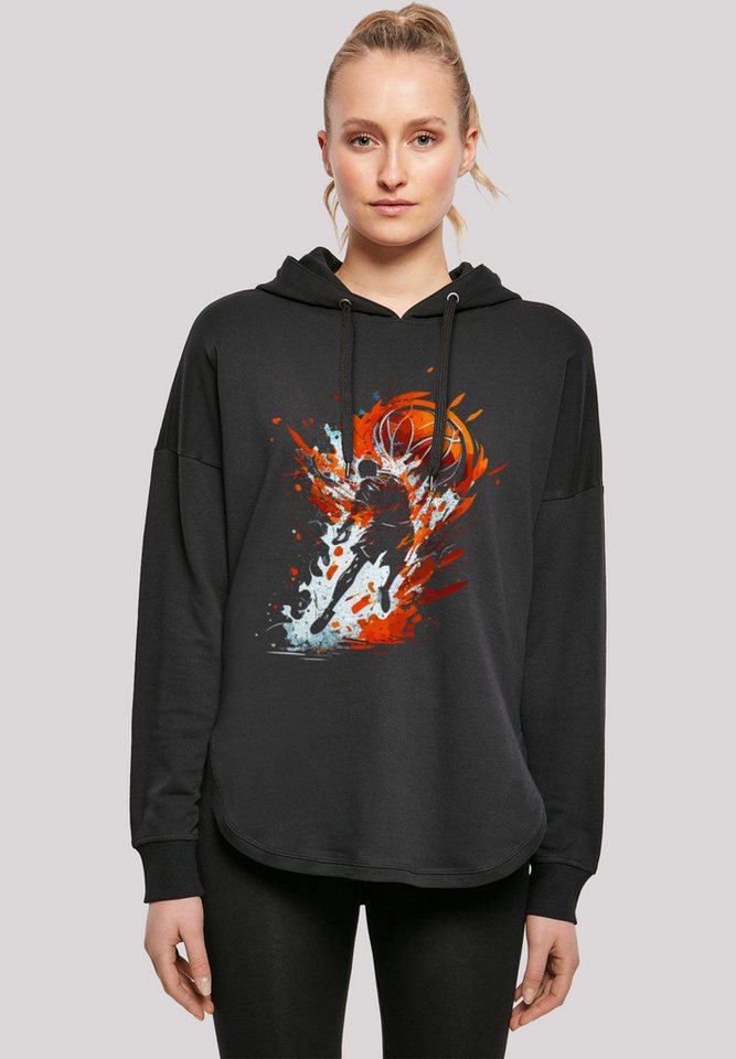 F4NT4STIC Kapuzenpullover Basketball Splash Sport Oversize Hoodie Print F4NT4STIC Kapuzenpullover Basketball Splash Sport Oversize Hoodie Print von F4NT4STIC