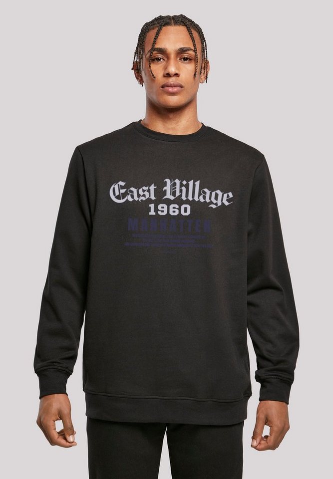 F4NT4STIC Kapuzenpullover East Village Manhatten CREW Print F4NT4STIC Kapuzenpullover East Village Manhatten CREW Print von F4NT4STIC
