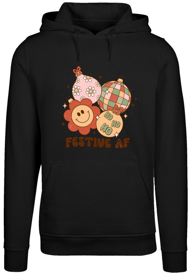 F4NT4STIC Kapuzenpullover Festive AF Christmas Tree Balls Premium Qualität F4NT4STIC Kapuzenpullover Festive AF Christmas Tree Balls Premium Qualität von F4NT4STIC