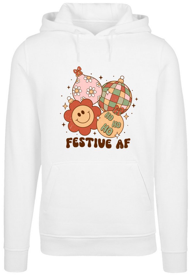 F4NT4STIC Kapuzenpullover Festive AF Christmas Tree Balls Premium Qualität F4NT4STIC Kapuzenpullover Festive AF Christmas Tree Balls Premium Qualität von F4NT4STIC