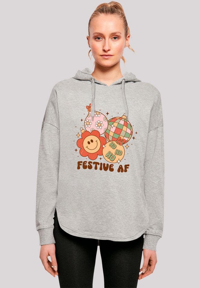 F4NT4STIC Kapuzenpullover Festive AF Weihnachten Tree Balls Premium Qualität, Weihnachts-Kollection F4NT4STIC Kapuzenpullover Festive AF Weihnachten Tree Balls Premium Qualität, Weihnachts-Kollection von F4NT4STIC