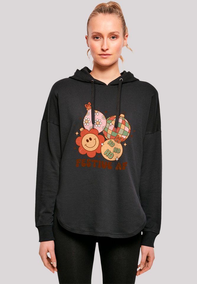 F4NT4STIC Kapuzenpullover Festive AF Weihnachten Tree Balls Premium Qualität, Weihnachts-Kollection F4NT4STIC Kapuzenpullover Festive AF Weihnachten Tree Balls Premium Qualität, Weihnachts-Kollection von F4NT4STIC
