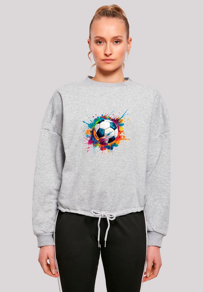 F4NT4STIC Sweatshirt Bunte Fußball Grafik Premium Qualität F4NT4STIC Sweatshirt Bunte Fußball Grafik Premium Qualität von F4NT4STIC