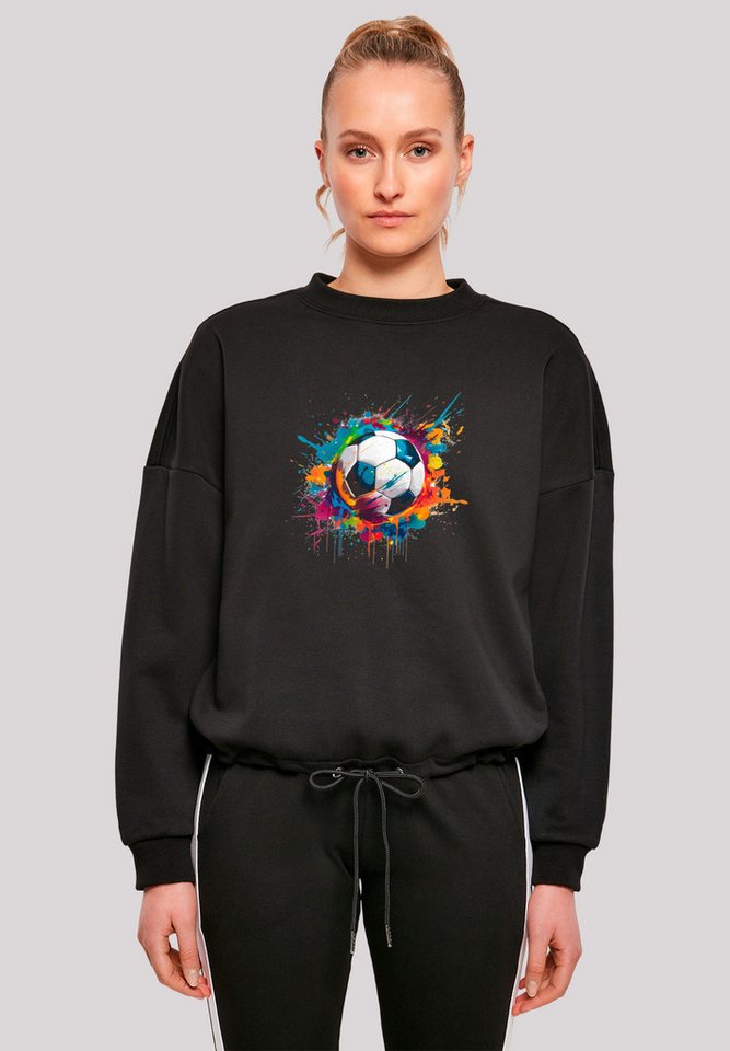 F4NT4STIC Sweatshirt Bunte Fußball Grafik Premium Qualität F4NT4STIC Sweatshirt Bunte Fußball Grafik Premium Qualität von F4NT4STIC