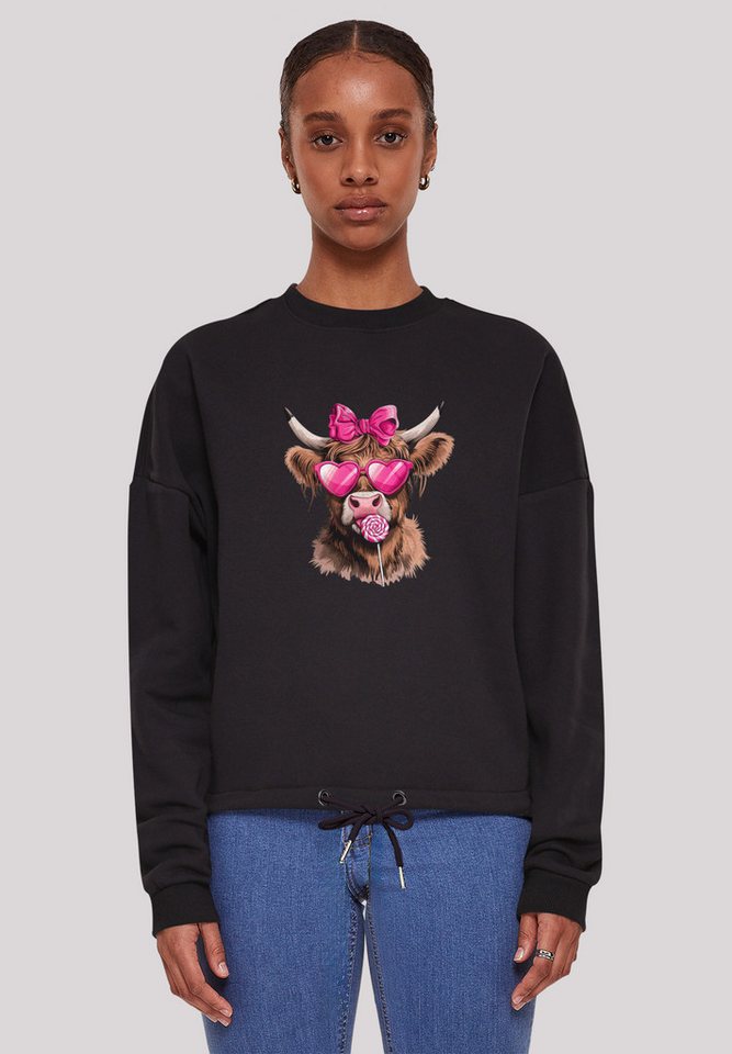 F4NT4STIC Sweatshirt Highland Cow Valentinstag Sonnenbrille Premium Qualität F4NT4STIC Sweatshirt Highland Cow Valentinstag Sonnenbrille Premium Qualität von F4NT4STIC