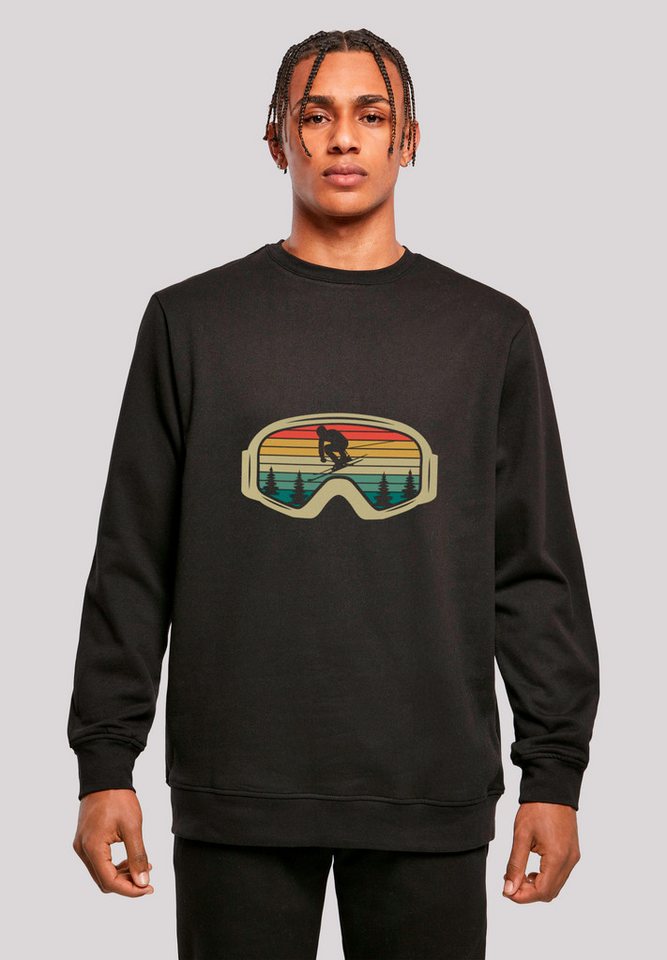 F4NT4STIC Sweatshirt Retro Skibrille Wintersport Premium Qualität F4NT4STIC Sweatshirt Retro Skibrille Wintersport Premium Qualität von F4NT4STIC