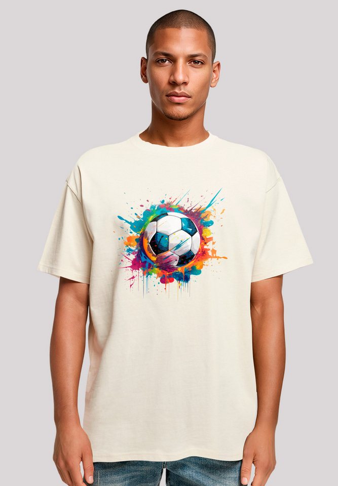 F4NT4STIC T-Shirt Bunte Fußball Grafik Premium Qualität F4NT4STIC T-Shirt Bunte Fußball Grafik Premium Qualität von F4NT4STIC