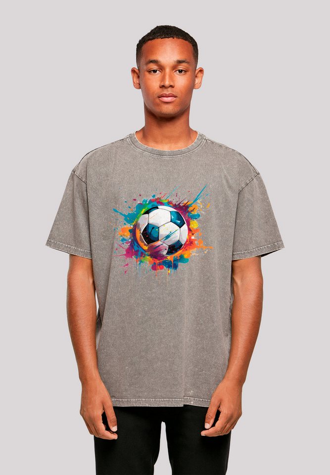 F4NT4STIC T-Shirt Bunte Fußball Grafik Premium Qualität F4NT4STIC T-Shirt Bunte Fußball Grafik Premium Qualität von F4NT4STIC