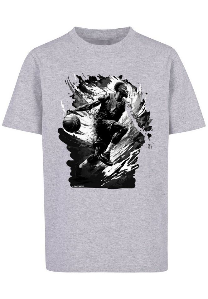 F4NT4STIC T-Shirt Basketball Splash Sport UNISEX Print von F4NT4STIC