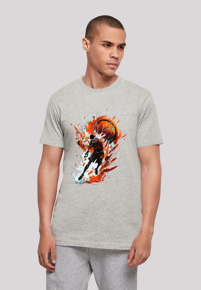 F4NT4STIC T-Shirt Basketball Splash Sport UNISEX Print von F4NT4STIC