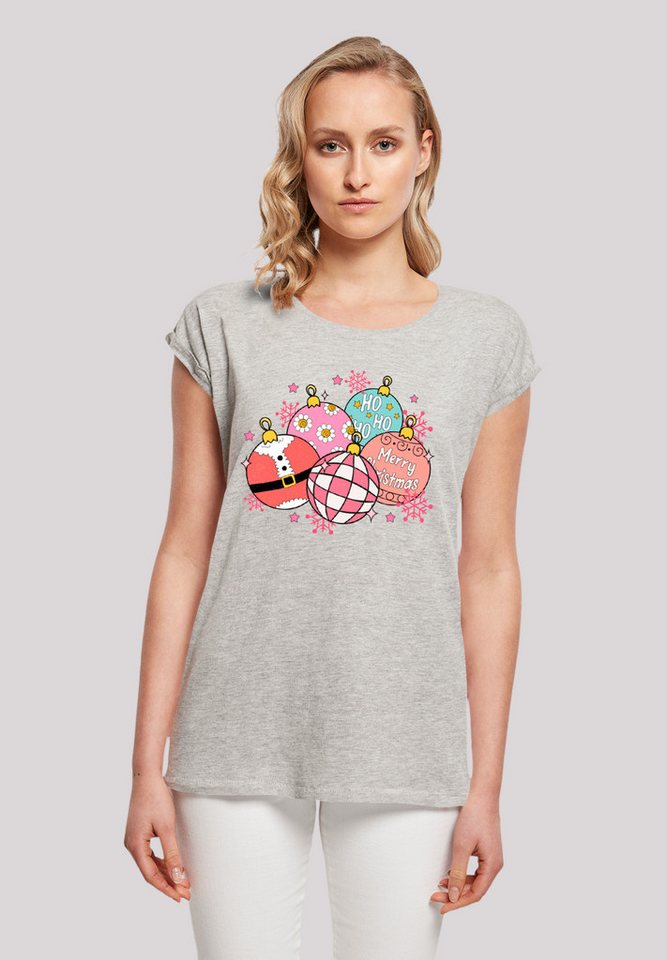 F4NT4STIC T-Shirt Pink Cute Weihnachten Tree Balls Premium Qualität, Weihnachts-Kollection F4NT4STIC T-Shirt Pink Cute Weihnachten Tree Balls Premium Qualität, Weihnachts-Kollection von F4NT4STIC