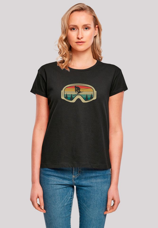 F4NT4STIC T-Shirt Retro Skibrille Wintersport Premium Qualität F4NT4STIC T-Shirt Retro Skibrille Wintersport Premium Qualität von F4NT4STIC