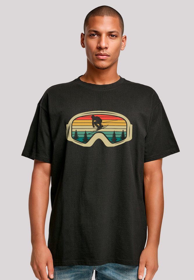 F4NT4STIC T-Shirt Retro Skibrille Wintersport Premium Qualität F4NT4STIC T-Shirt Retro Skibrille Wintersport Premium Qualität von F4NT4STIC