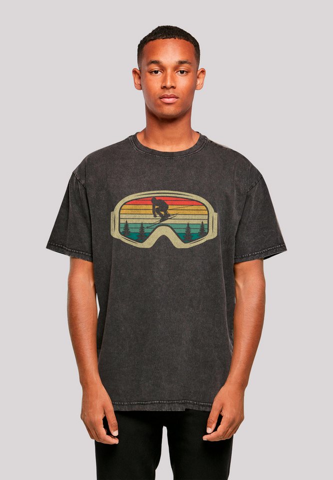 F4NT4STIC T-Shirt Retro Skibrille Wintersport Premium Qualität F4NT4STIC T-Shirt Retro Skibrille Wintersport Premium Qualität von F4NT4STIC