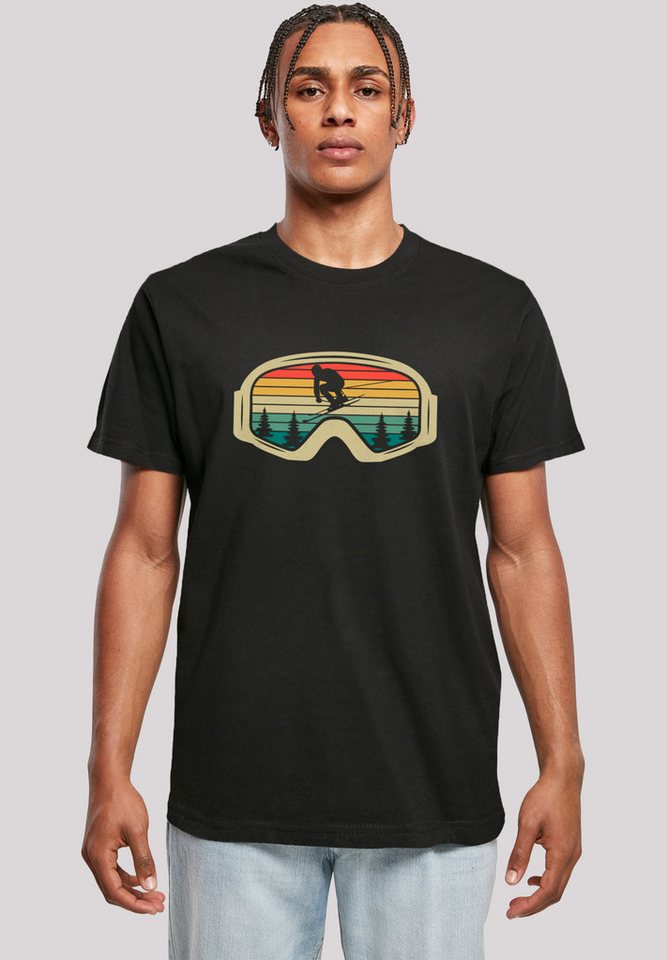 F4NT4STIC T-Shirt Retro Skibrille Wintersport Premium Qualität F4NT4STIC T-Shirt Retro Skibrille Wintersport Premium Qualität von F4NT4STIC