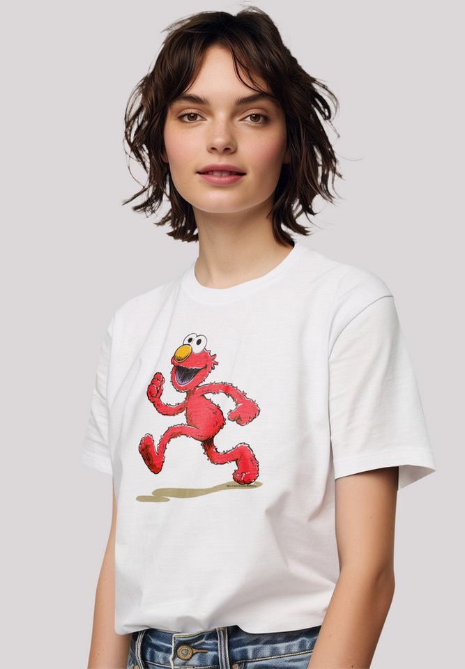 F4NT4STIC T-Shirt Sesamstraße Elmo Running Premium Qualität von F4NT4STIC