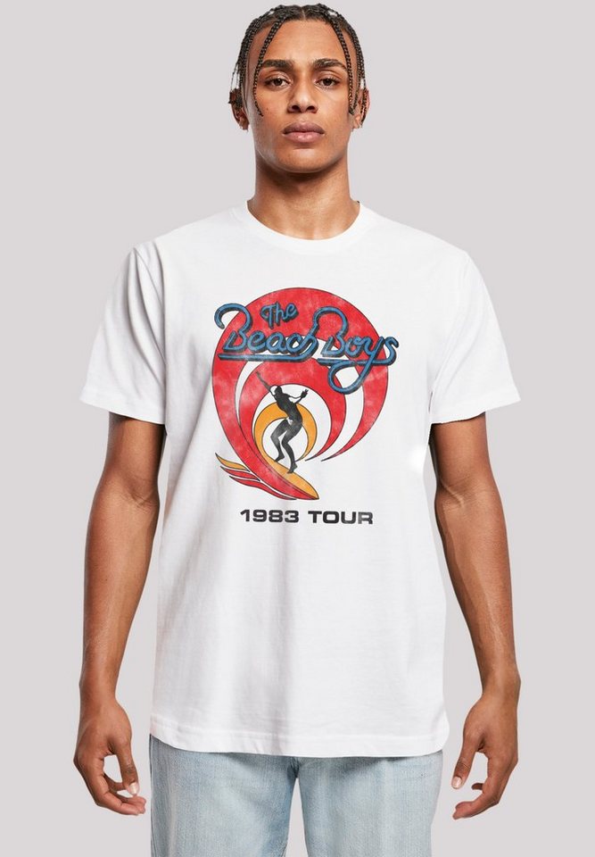 F4NT4STIC T-Shirt The Beach Boys Surfer '83 Vintage Print F4NT4STIC T-Shirt The Beach Boys Surfer '83 Vintage Print von F4NT4STIC