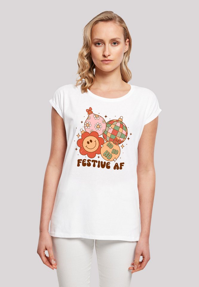 F4NT4STIC T-Shirt Festive AF Weihnachten Tree Balls Premium Qualität, Weihnachts-Kollection F4NT4STIC T-Shirt Festive AF Weihnachten Tree Balls Premium Qualität, Weihnachts-Kollection von F4NT4STIC