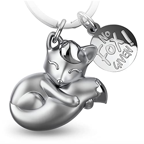 FABACH Fuchs Schlüsselanhänger Foxy mit Gravur - Süßer Schlüsselanhänger Fuchs - Glücksbringer Charm für Frauen - Fuchs Geschenk Beste Freundin Geschenke - Fuchs Anhänger - No fox given FABACH Fuchs Schlüsselanhänger Foxy mit Gravur - Süßer Schlüsselanhänger Fuchs - Glücksbringer Charm für Frauen - Fuchs Geschenk Beste Freundin Geschenke - Fuchs Anhänger - No fox given von FABACH