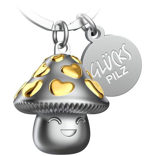 FABACH Glückspilz Schlüsselanhänger Glücksbringer Champ - Viel Glück Herz Glücksbringer Viel Erfolg - Glücksbringer Auto - Geschenk Viel Glück FABACH Glückspilz Schlüsselanhänger Glücksbringer Champ - Viel Glück Herz Glücksbringer Viel Erfolg - Glücksbringer Auto - Geschenk Viel Glück von FABACH