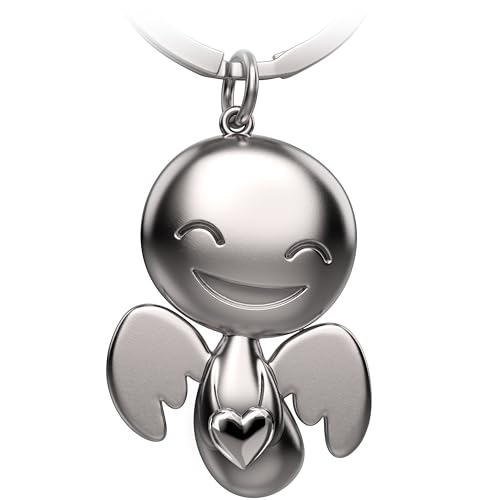 FABACH Schutzengel Schlüsselanhänger Happy mit Herz - Engel Glücksbringer Schlüsselanhänger Liebe - Geschenk Schutzengel Glücksbringer - Engel mit Herz als Geschenkidee für Freundin FABACH Schutzengel Schlüsselanhänger Happy mit Herz - Engel Glücksbringer Schlüsselanhänger Liebe - Geschenk Schutzengel Glücksbringer - Engel mit Herz als Geschenkidee für Freundin von FABACH