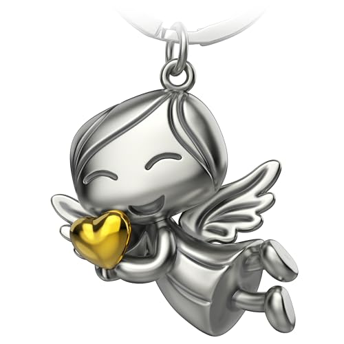 FABACH Schutzengel Schlüsselanhänger Lucky mit Herz - Engel Glücksbringer Schlüsselanhänger Liebe - Geschenk Schutzengel Glücksbringer - Engel mit Herz als Geschenkidee für Freundin FABACH Schutzengel Schlüsselanhänger Lucky mit Herz - Engel Glücksbringer Schlüsselanhänger Liebe - Geschenk Schutzengel Glücksbringer - Engel mit Herz als Geschenkidee für Freundin von FABACH