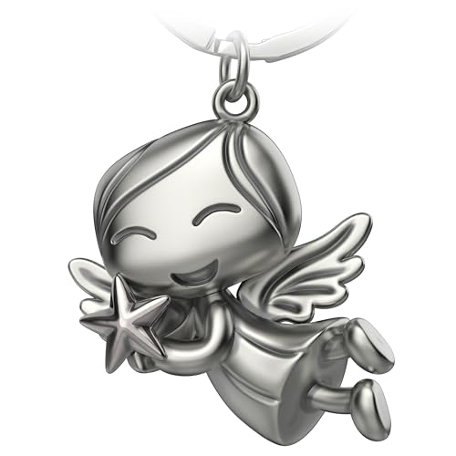 FABACH Schutzengel Schlüsselanhänger Lucky mit Stern - Weihnachtsengel aus Metall - Weihnachten Schutzengel Glücksbringer - Engel Schlüsselanhänger Schutzengel als Geschenk für Freundin FABACH Schutzengel Schlüsselanhänger Lucky mit Stern - Weihnachtsengel aus Metall - Weihnachten Schutzengel Glücksbringer - Engel Schlüsselanhänger Schutzengel als Geschenk für Freundin von FABACH