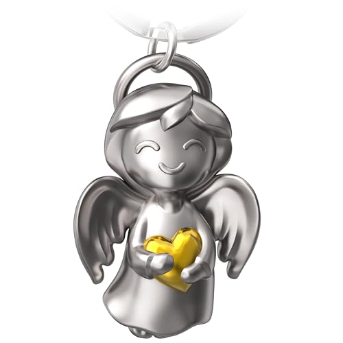 FABACH Schutzengel Schlüsselanhänger Shiny mit Herz - Engel Glücksbringer Schlüsselanhänger Liebe - Geschenk Schutzengel Glücksbringer - Engel mit Herz als Geschenkidee für Freundin FABACH Schutzengel Schlüsselanhänger Shiny mit Herz - Engel Glücksbringer Schlüsselanhänger Liebe - Geschenk Schutzengel Glücksbringer - Engel mit Herz als Geschenkidee für Freundin von FABACH