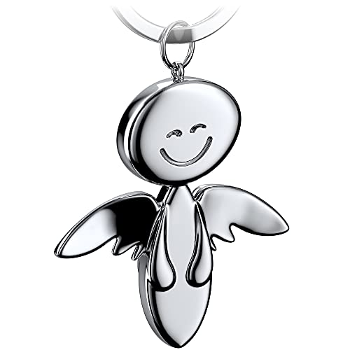 FABACH Schutzengel Schlüsselanhänger Smile - Edler Engel Anhänger aus Metall - Geschenk Glücksbringer Auto Führerschein - Fahr vorsichtig FABACH Schutzengel Schlüsselanhänger Smile - Edler Engel Anhänger aus Metall - Geschenk Glücksbringer Auto Führerschein - Fahr vorsichtig von FABACH