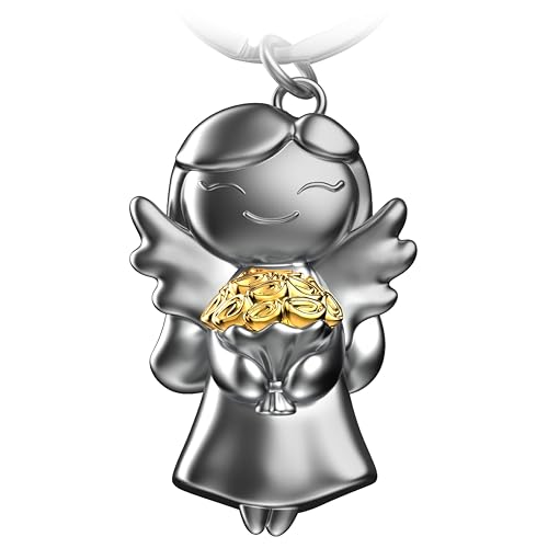 FABACH Schutzengel Schlüsselanhänger Star mit Blumen - Engel Glücksbringer Schlüsselanhänger Liebe - Abschiedsgeschenk Kollegin Schutzengel Glücksbringer - Abschied Geschenk Kollegen FABACH Schutzengel Schlüsselanhänger Star mit Blumen - Engel Glücksbringer Schlüsselanhänger Liebe - Abschiedsgeschenk Kollegin Schutzengel Glücksbringer - Abschied Geschenk Kollegen von FABACH