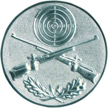 FABRIKSTORES GmbH Pokal Emblem Gut Schuß - 25 mm/Silber von FABRIKSTORES GmbH