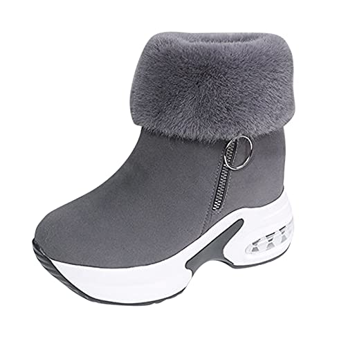 Winterstiefel Damen Schneestiefel Damen Winterschuhe Stiefel Stiefeletten Damenschuhe Frauen Elegant Herbst Winter Schneestiefel Warme Boots Stiefel Plateau Schuhe Damenstiefel PlüSchstiefel von FACAIAFALO