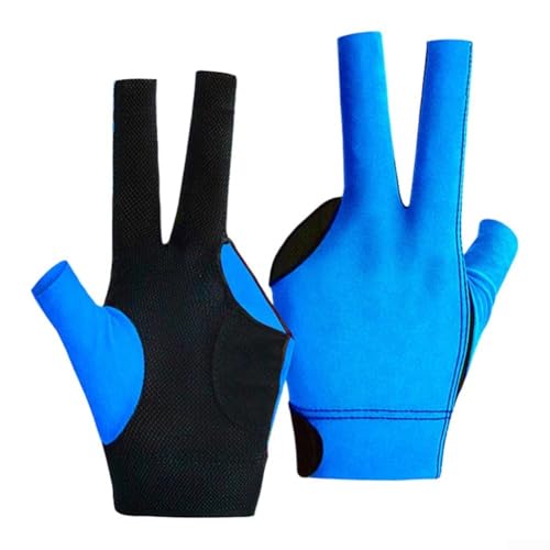 FACAIIO Billardhandschuh aus Polyester, speziell für Linkshänder entwickelt (blau) von FACAIIO