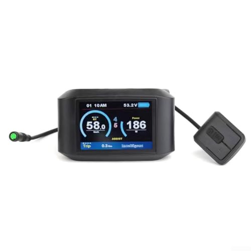 Für E-Bike kompatibles 750C LCD-Display für Bafang BBS01/BBS02, mit Hintergrundbeleuchtung und Fehlercode-Anzeige für verbesserte Benutzererfahrung (uart) von FACAIIO