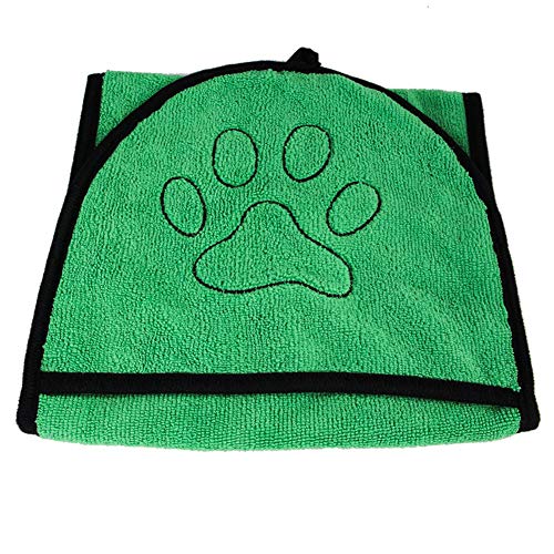FACAITZQ Haustierhandtuch, Haustier-Mikrofaser-Handtuch, schnell trocknendes Handtuch für Katzen und Hunde, saugfähiges Handtuch, Bademantel, Handtuch, Haustierdecke, geeignet für kleine und von FACAITZQ