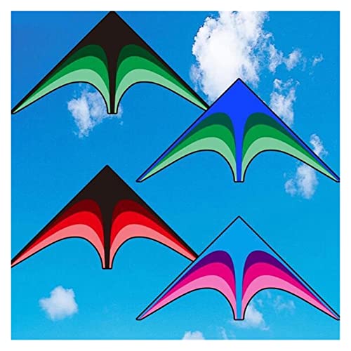 FACAITZQ Kite Großer Drachen für Kinder und Erwachsene, einzeilig, einfach zu Fliegender Drachengriff inklusive (Farbe: Blau) von FACAITZQ