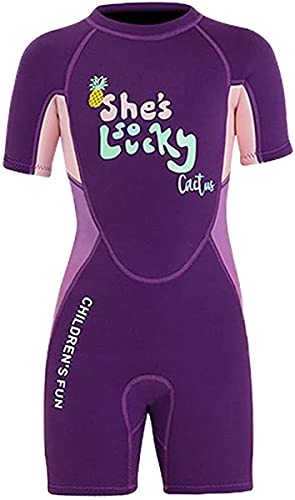 Kinder Mädchen Neoprenanzug Neoprenanzug UPF 50+ 2.5MM Neopren Kurzarm Wäremehaltung Wetsuit Schwimmanzug Tauchanzug Badeanzug Wetsuit für Wassersport Diving Suit L Kinder Mädchen Neoprenanzug Neoprenanzug UPF 50+ 2.5MM Neopren Kurzarm Wäremehaltung Wetsuit Schwimmanzug Tauchanzug Badeanzug Wetsuit für Wassersport Diving Suit L von FAIRYRAIN
