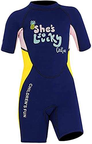 Kinder Mädchen Neoprenanzug Neoprenanzug UPF 50+ 2.5MM Neopren Kurzarm Wäremehaltung Wetsuit Schwimmanzug Tauchanzug Badeanzug Wetsuit für Wassersport Diving Suit XL Kinder Mädchen Neoprenanzug Neoprenanzug UPF 50+ 2.5MM Neopren Kurzarm Wäremehaltung Wetsuit Schwimmanzug Tauchanzug Badeanzug Wetsuit für Wassersport Diving Suit XL von FAIRYRAIN