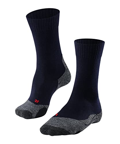 FALKE Herren Wandersocken TK2 Explore M SO Wolle antiblasen dick 1 Paar, Blau (Marine 6120), 44-45 von FALKE