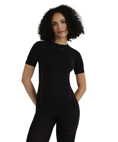 FALKE Damen Baselayer-Shirt Warm Trend Funktionsmaterial Schnelltrocknend Thermo 1 Stück, Schwarz (Black 3000), L von FALKE