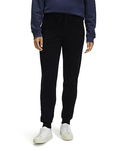 FALKE Damen Basic Sweat Pants W TR Baumwolle weich hautfreundlich 1 Stück Lässige Hose, Schwarz (Black 3000), XS von FALKE