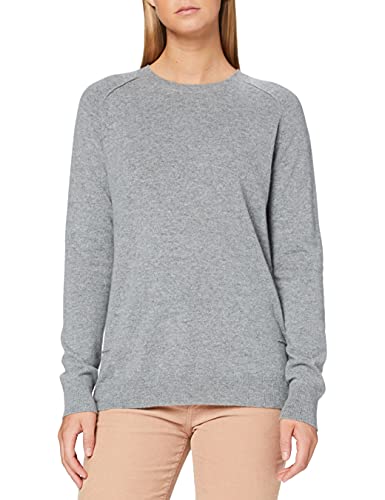 FALKE Damen Crew Neck Longsleeve, Light Grey, L FALKE Damen Crew Neck Longsleeve, Light Grey, L von FALKE