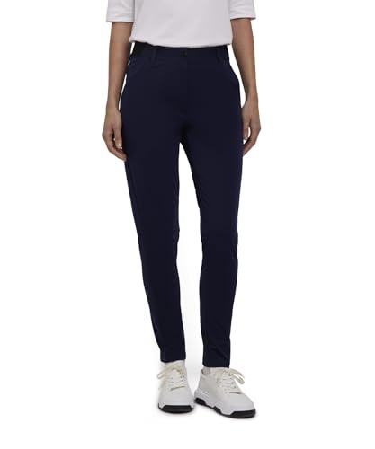 FALKE Damen Hose Golf Trousers W TR Funktionsmaterial feuchtigkeitsregulierend 1 Stück, Blau (Space Blue 6116), 38 von FALKE