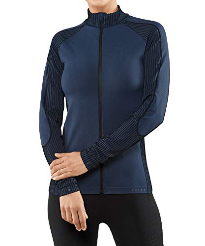 FALKE Damen Langarmshirt-37902 Full Zip Langarmshirt, Navy, XL FALKE Damen Langarmshirt-37902 Full Zip Langarmshirt, Navy, XL von FALKE
