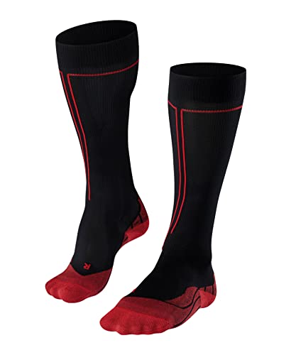 FALKE Damen Laufsocken RU Compression Energy W KH Funktionsmaterial mit Kompression 1 Paar, Schwarz (Black 3008) - Wadenumfang W1, 35-38 von FALKE